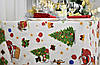 Скатертина для столу "Санта Клаус" 175х150см (Тефлон), фото 8
