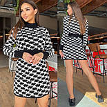 Плаття в'язане вовна з акрилом (у кольорах), фото 4