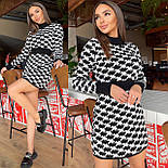 Плаття в'язане вовна з акрилом (у кольорах), фото 3