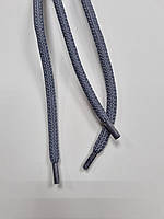 Шнурки круглі поліестер 6мм сірий 1,25м