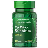 Витамины и минералы Puritan's Pride Selenium 200mcg (100 таблеток.)