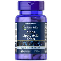 Антиоксидант Puritan's Pride Alpha Lipoic Acid 100 mg (60 капсул.)