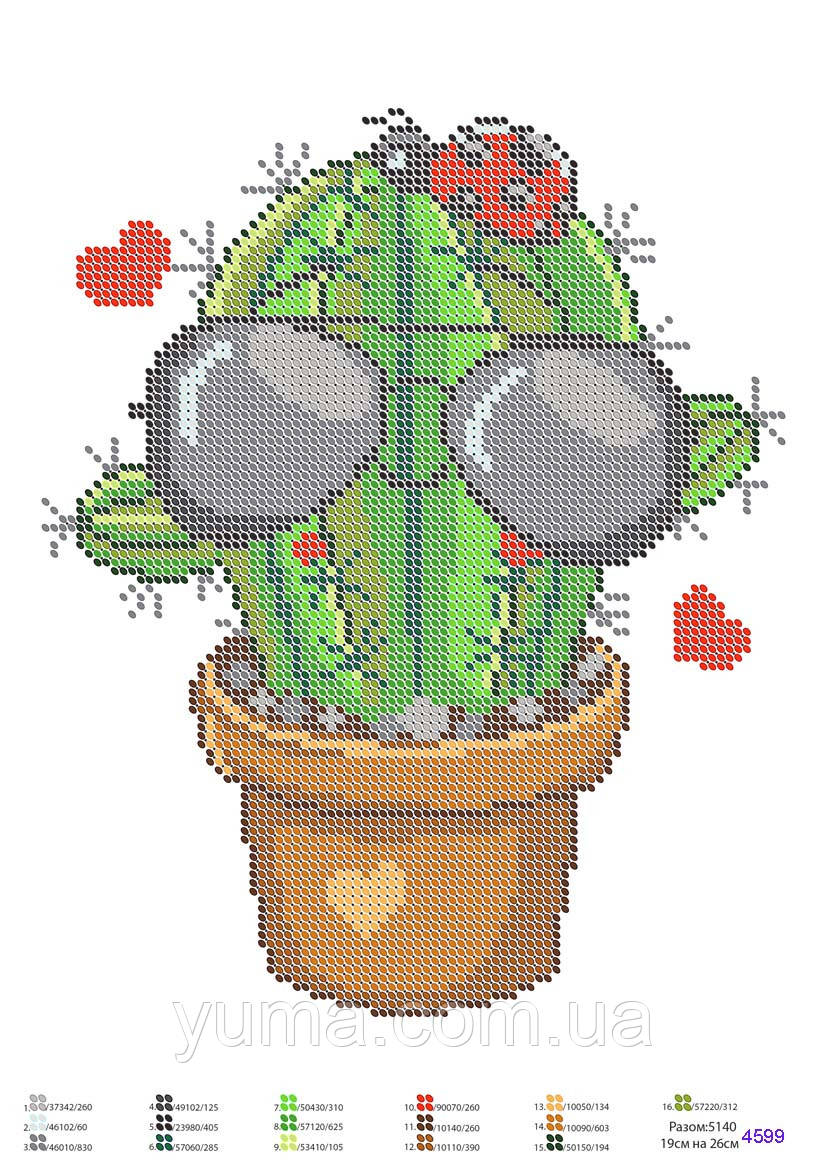 Схема для вишивки вишивання бісером, фото 1