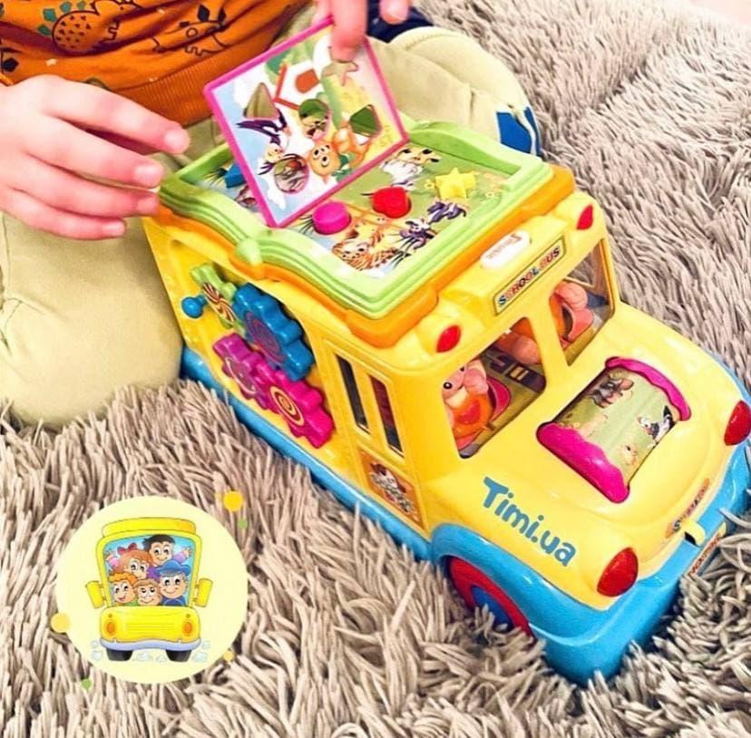 Музична іграшка Limo toy 796 шкільний автобус озвучений англійською