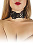 Нашийник VIP Leather Collar, Black, фото 3
