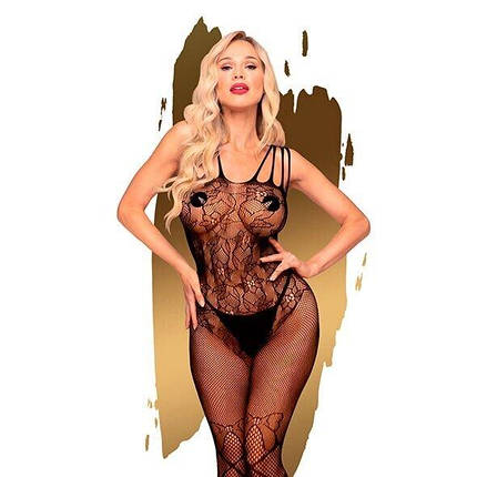 Бодістокінг з доступом до попки Penthouse - Dirty mind black XL, фото 1