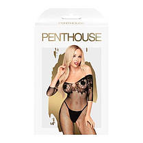 Бодістокінг з імітацією ліфа Penthouse - High Profile Black S / L, фото 4