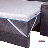 Вирівнювальний тонкий матрац-топпер на диван і ліжко EuroSleep Big-Memory Футон з ефектом пам'яті 70х190 см., фото 5
