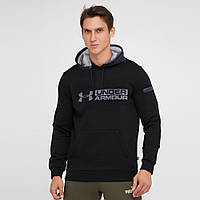 Мужская батальная зимняя толстовка Under Armour Rival Fleece Logo Hoodie