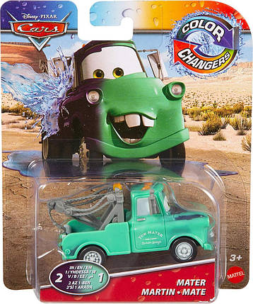 Тачки змінюють колір Сирник Метр (Disney Pixar Cars Color Changers Mater) від Mattel, фото 2