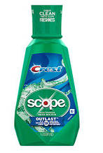 Засіб для полоскання порожнини рота свіжий подих Crest Scope Outlast mouthwash 1L