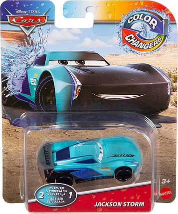 Тачки змінюють колір Джексон Шторм (Disney Cars Toys Pixar Cars Color Changers Jackson Storm) від Mattel, фото 3