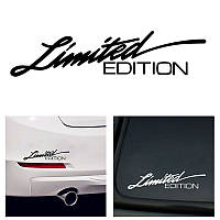 Виниловые наклейки на авто " Limited edition " 10х25 см