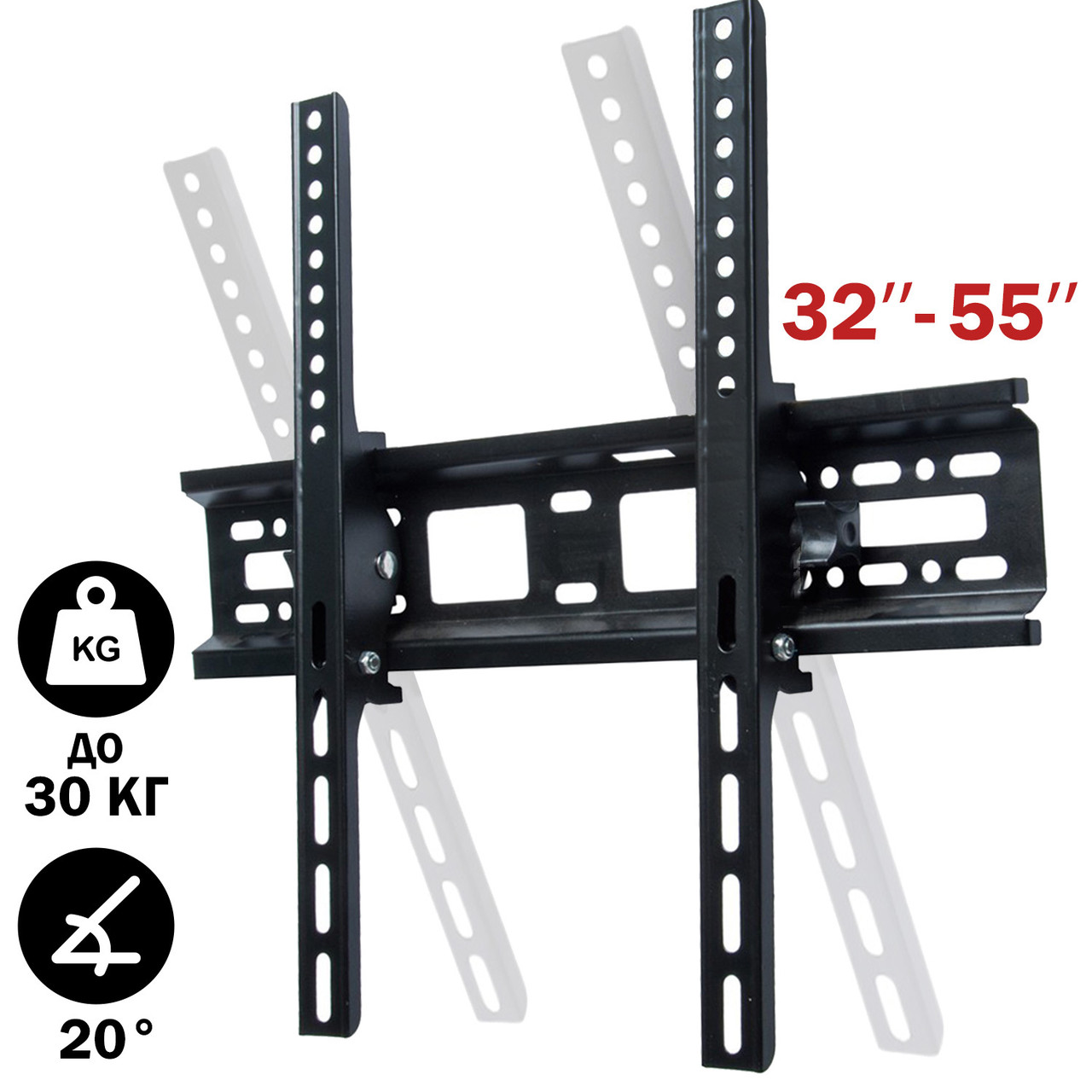 Настінне кріплення для телевізора (кронштейн) HT-002 (32-55") (8002), фото 1
