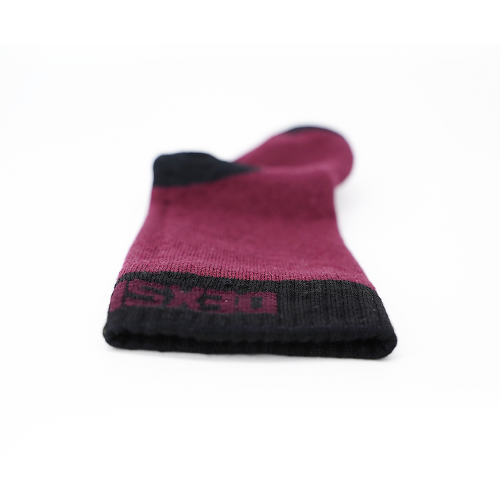 Шкарпетки водонепроникні дитячі Dexshell Ultra 
Thin Children Sock, р-р M, бордовий/чорний