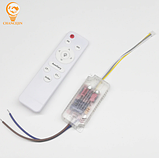 No171 Драйвер для світильника з пультом / Драйвер 40-60Wx2 out 240mA 132-206VDC (3pin - три режими), фото 4