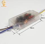 No171 Драйвер для світильника з пультом / Драйвер 40-60Wx2 out 240mA 132-206VDC (3pin - три режими), фото 7