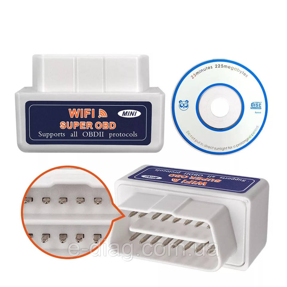 Автосканер ELM327 v1.5 Wi-Fi (PIC18F25K80) дві плати, повна версія