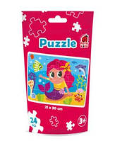 Пазлы в мешочке Puzzle in stand-up pouch Mermaid, пак. 20*13см, ТМ Vladi Toys, Украина (35)