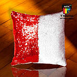Подушка з паєтками + друк. Друк на подушках, фото 5