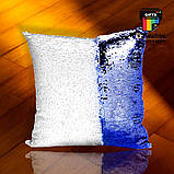 Подушка з паєтками + друк. Друк на подушках, фото 9