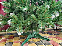 Новорічна ялинка Снігова Королева 2,2 м з білими кінчиками, штучні пвх ялинки та сосни, фото 10