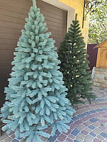 Ялинка новорічна лита Буковельська 2,1 м блакитна Штучні ялинки та сосни 210 см, фото 7