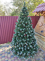 Новорічна Ялинка Елітна 1,5 м с інеєм и шишками, штучні ялинки та сосни з напиленням, фото 7