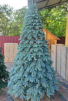 Ялинка новорічна лита Швейцарська 1,8 м блакитна Штучні ялинки та сосни новорічні ялинки 180 см, фото 3