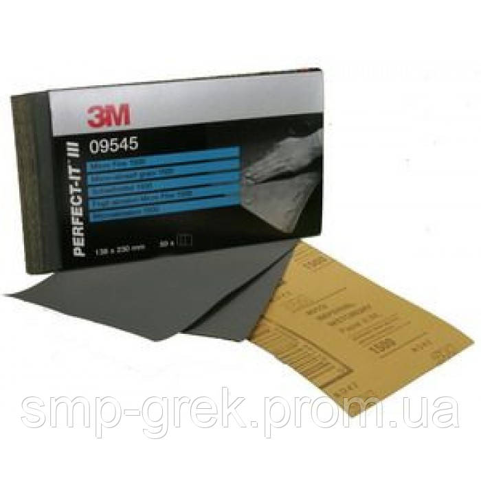 3М Magic 401Q 138 мм x 230 мм мікроабразивний папір р2500