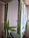 Шторка для душу поліестер Тропік 120х200 см Bamboo, фото 7