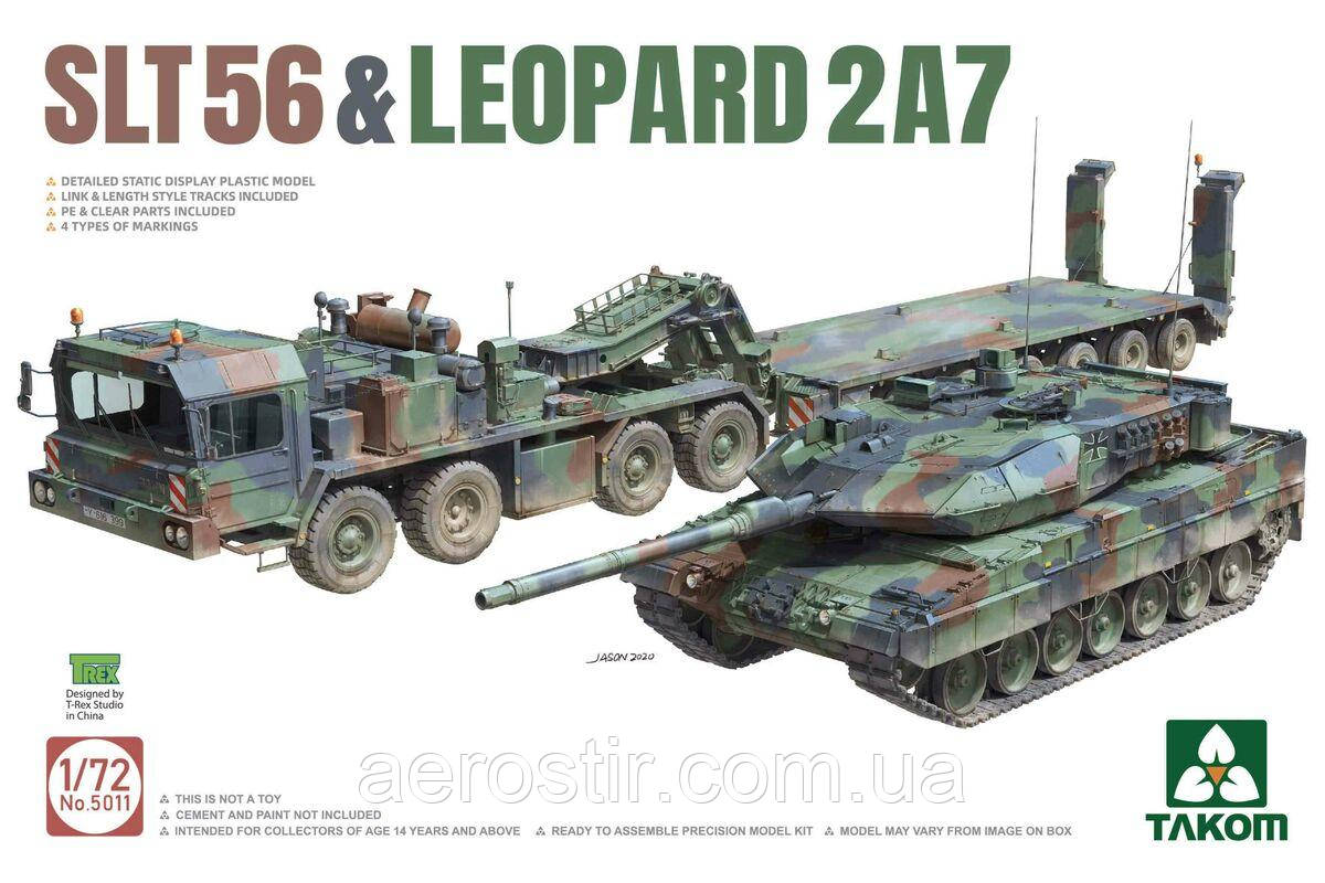 SLT56 & Leopard 2A7 1/72 Takom 5011