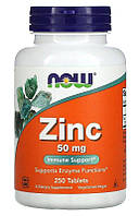 Now Zinc 50 mg 250 tabs