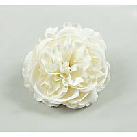 Пион роза искусственная белая (КОД: EV83_CREAM) В -2 см Д - 8 см | производство в Польша |12 шт. в упаковке