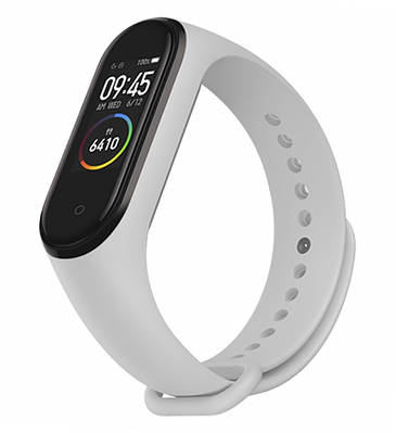 Силіконовий ремінець для Mi Band 4/3 білий