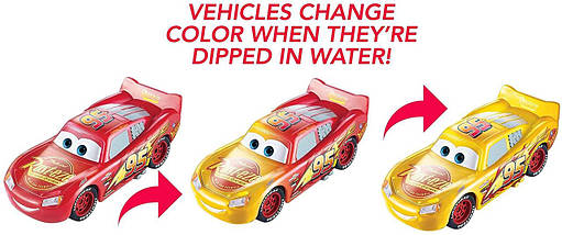 Тачки змінюють колір Блискавка Маккуїн (Disney Cars Color Changers Lightning McQueen) від Mattel, фото 3