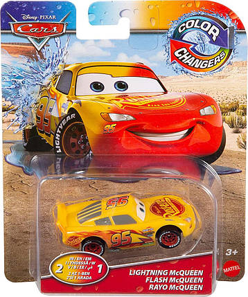 Тачки змінюють колір Блискавка Маккуїн (Disney Cars Color Changers Lightning McQueen) від Mattel, фото 2
