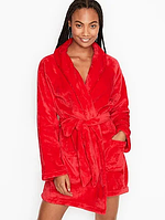 Плюшевий халат Short Cozy Robe Red від Victoria's Secret M\L