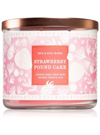 Strawberry Pound Cake ароматична свічка початкового від Bath & Body Works