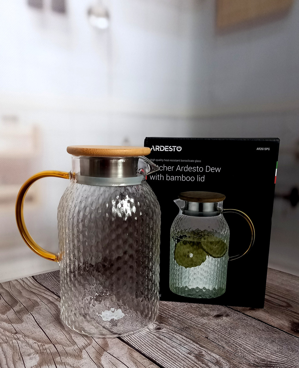 Кувшин с Крышкой 1500 Мл Ardesto Dew AR2615PG — Купить Недорого на Bigl ...