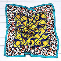 Шейный платок Лео 70х70 см желтый