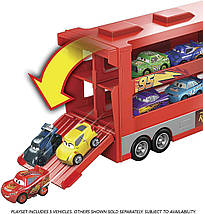 Тачки: Трейлер Мак и мини тачки 5шт. (Disney Pixar Cars Mack Mini Racers 5 Pack) от Mattel, фото 3