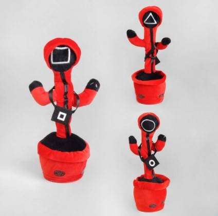 Танцюючий кактус повторюшка Гра в кальмара, фото 1