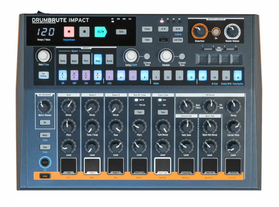 Драм-машина Arturia DrumBrute Impact