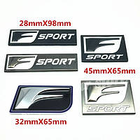 Эмблемы значки шильдик F-Sport для Lexus,Toyota на крыло багажник