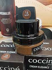 Крем для взуття з гладкої шкіри Coccine Cream Elegance Коричневий