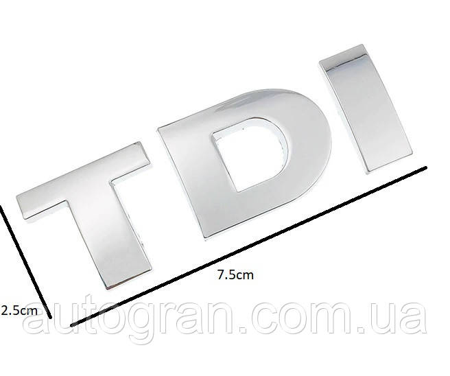 Емблема напис багажника VW Volkswagen TDI для Golf Passat Caddy Touran тип3