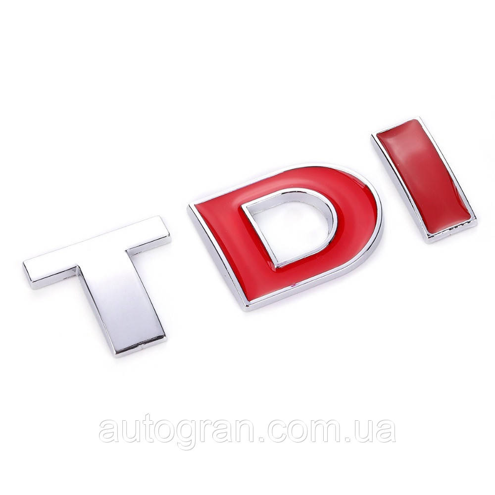 Емблема напис багажника VW Volkswagen TDI тип2
