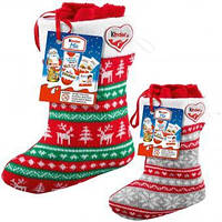 Набор сладостей Kinder Mix Зелено-красный носок 219g