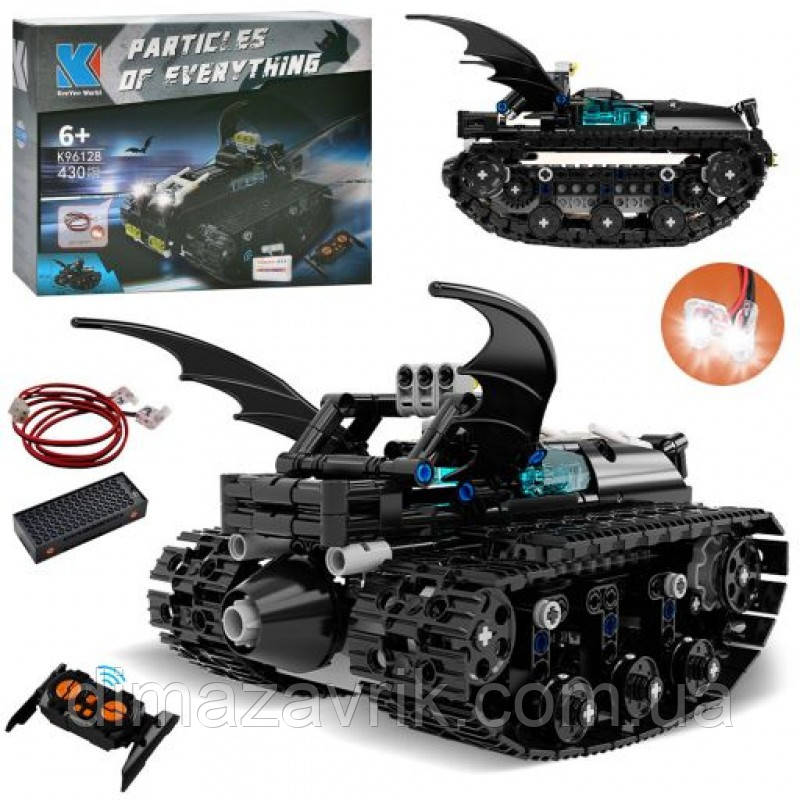 Конструктор KAIYU K96128 на радіокеруванні, USB "Бойова машина" 430 деталей, фото 1